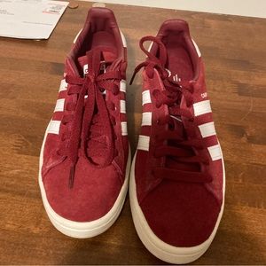 Adidas Campus Suede Red/Burgundy Campus shoes